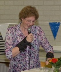 Vera Peters, een van de oprichters van Stichting Montessorischool Veenendaal